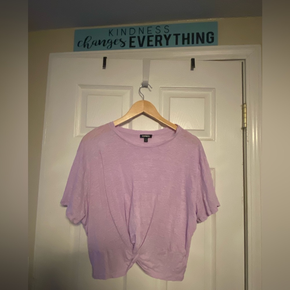 Express crop top size L